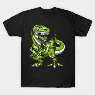 Futuristic T-Rex Dinosaur Robot T-Shirt